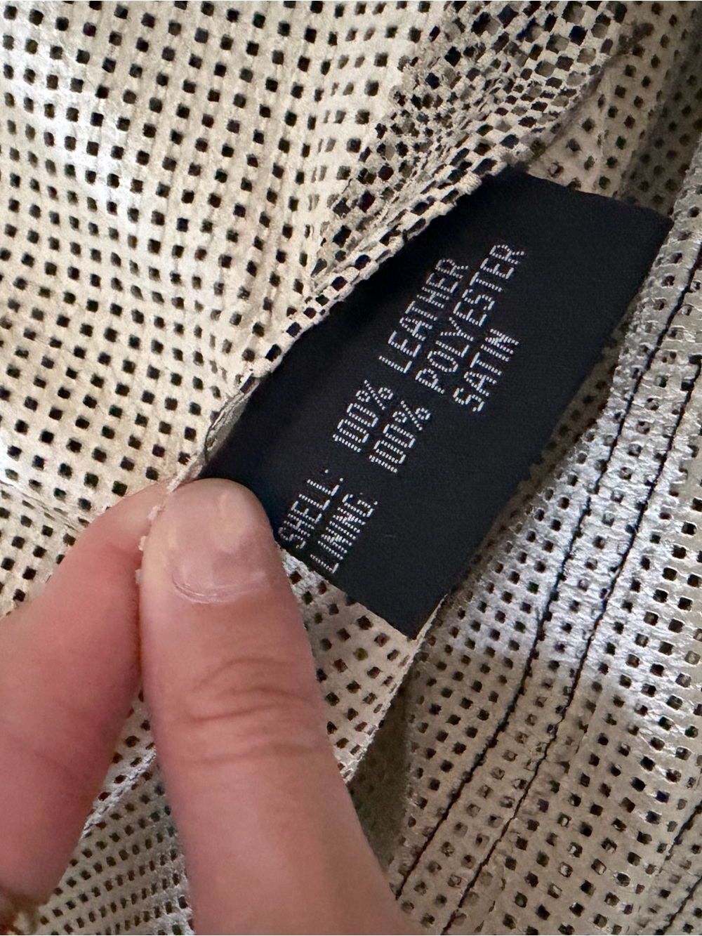 Textured Neutral Button-Front Jacket - Picture 3 of 5